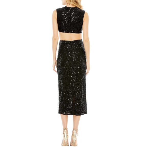 NWT Mac Duggal Cutout Sequin Embellished Dress, Size 4 ($298) - Picture 3 of 4